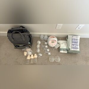 Lot of pumping supplies